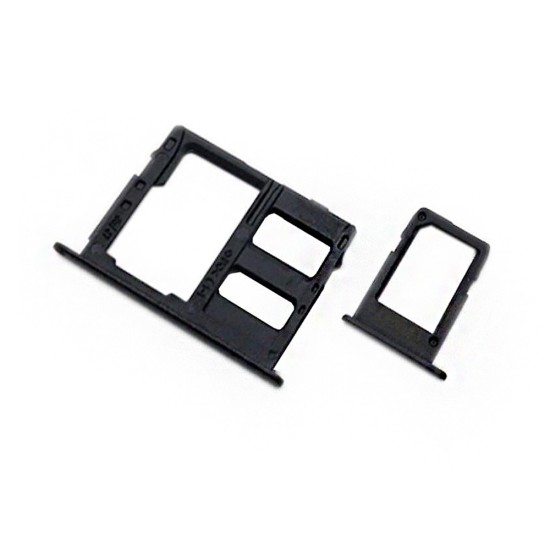 SIM HOLDER SAMSUNG GALAXY A6/A600F/A6 PLUS/A605F 2 SETS BLACK